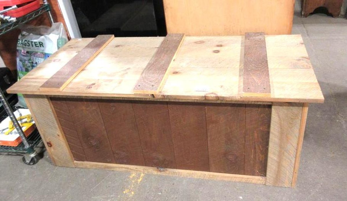 Homemade cedar trunk
