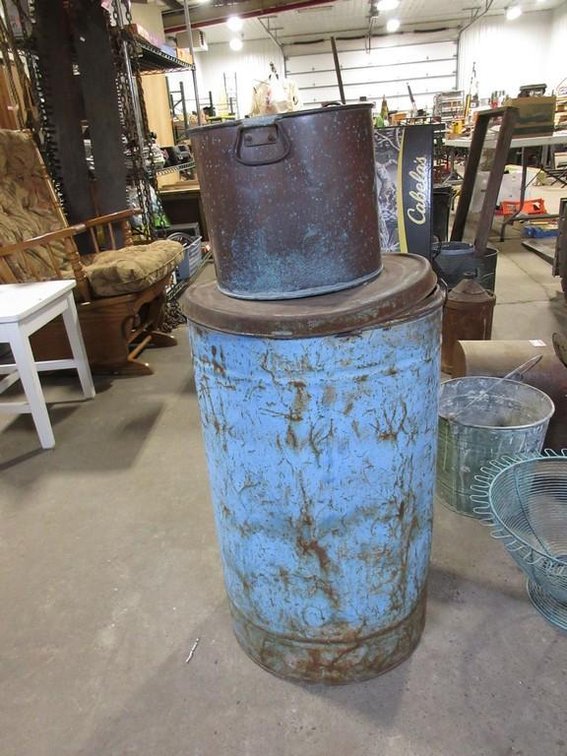 (2) Vintage tins