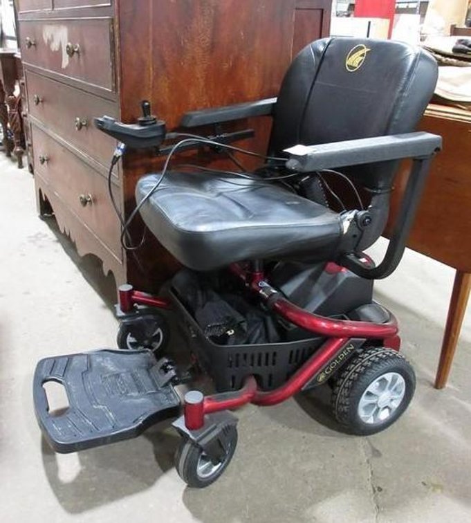 Image for Power Chair, Antique Furniture, Tools & Collectibles (purple tag)