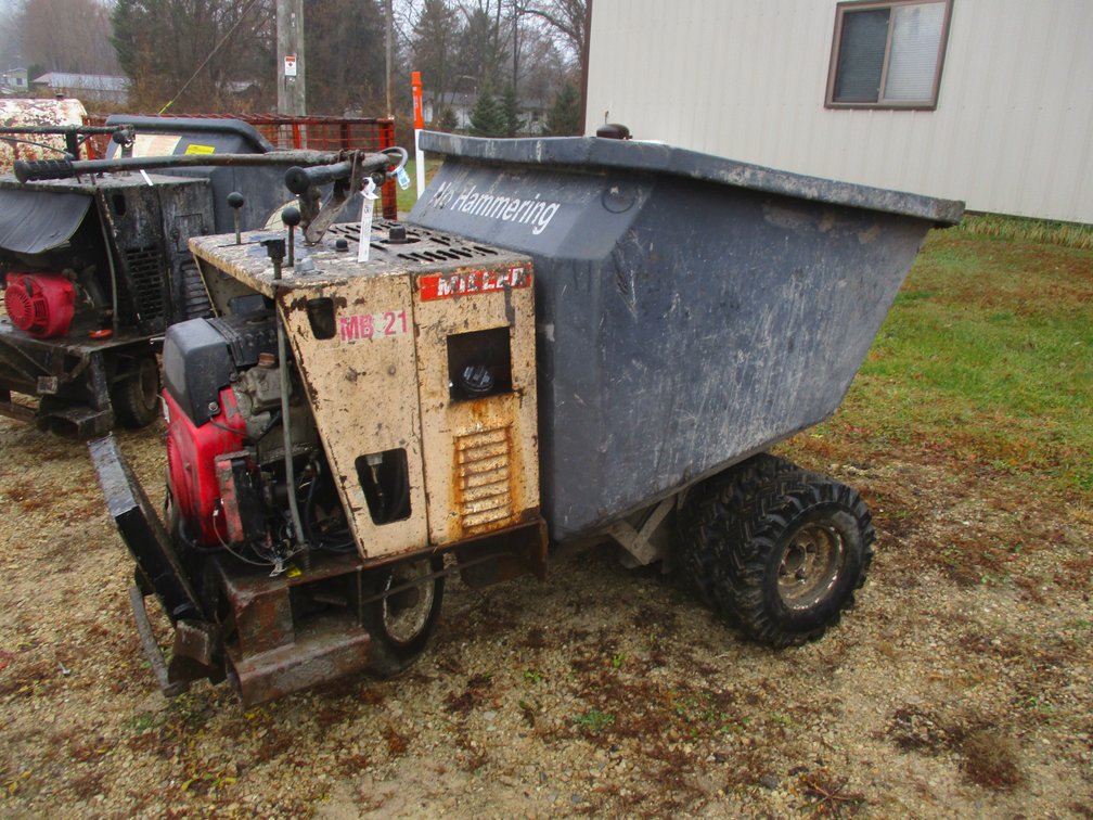 Miller power buggy with dump