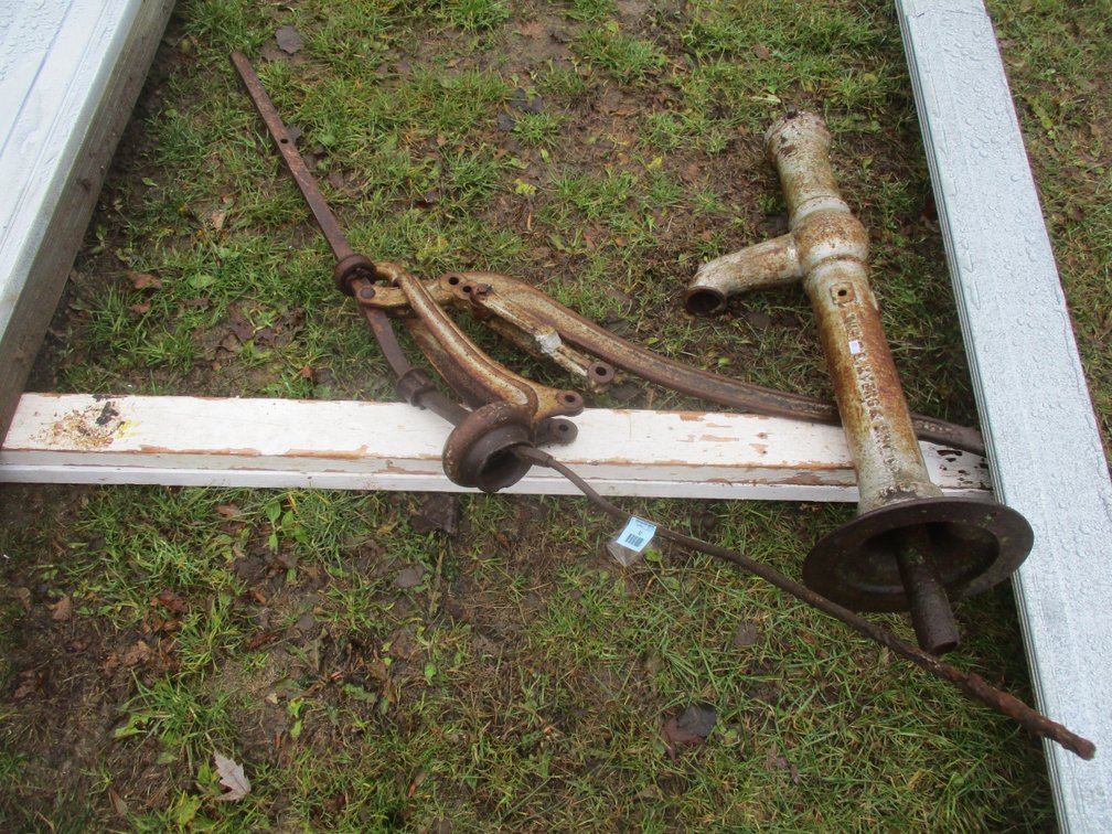 Antique cistern pump jack
