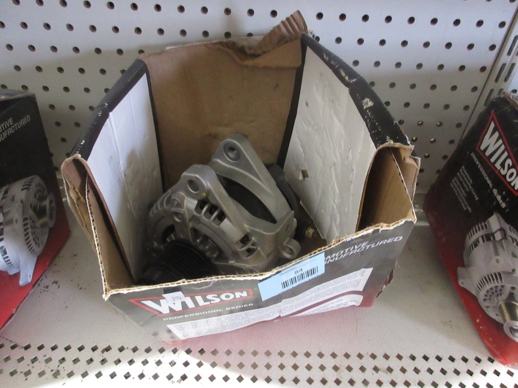Unmarked remanufactured alternator