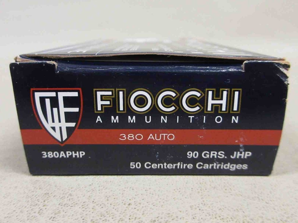 (50) Rounds of Fiocchi .380 auto ammunition