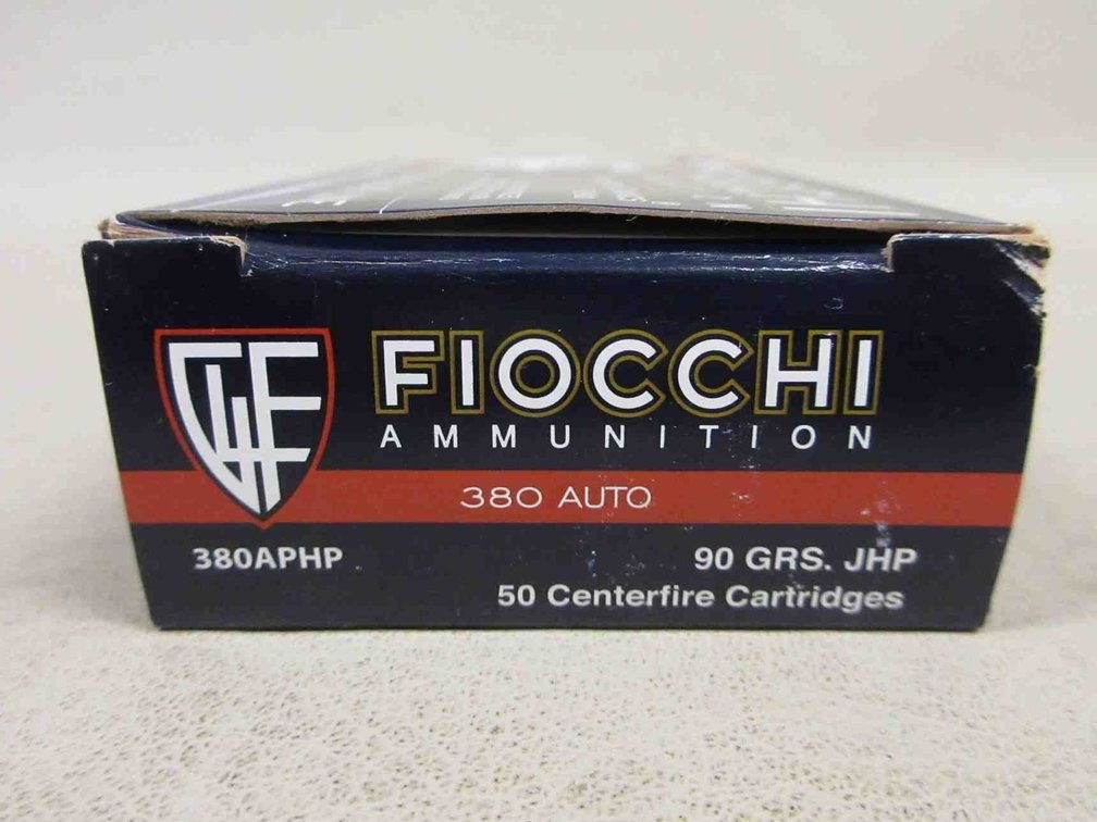 (50) Rounds of Fiocchi .380 auto ammunition