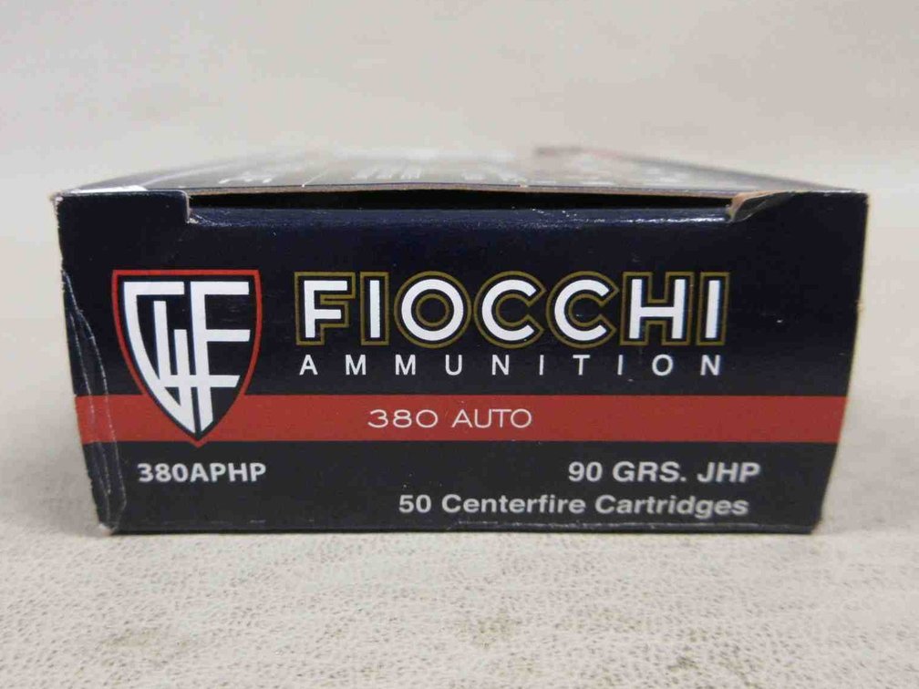 (50) Rounds of Fiocchi .380 auto ammunition