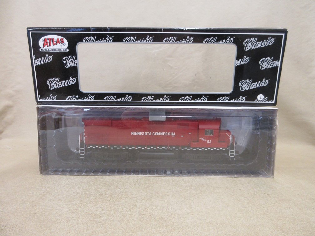 Atlas Classic Silver HO C424 Phase locomotive Minnesota Commercial Road #62