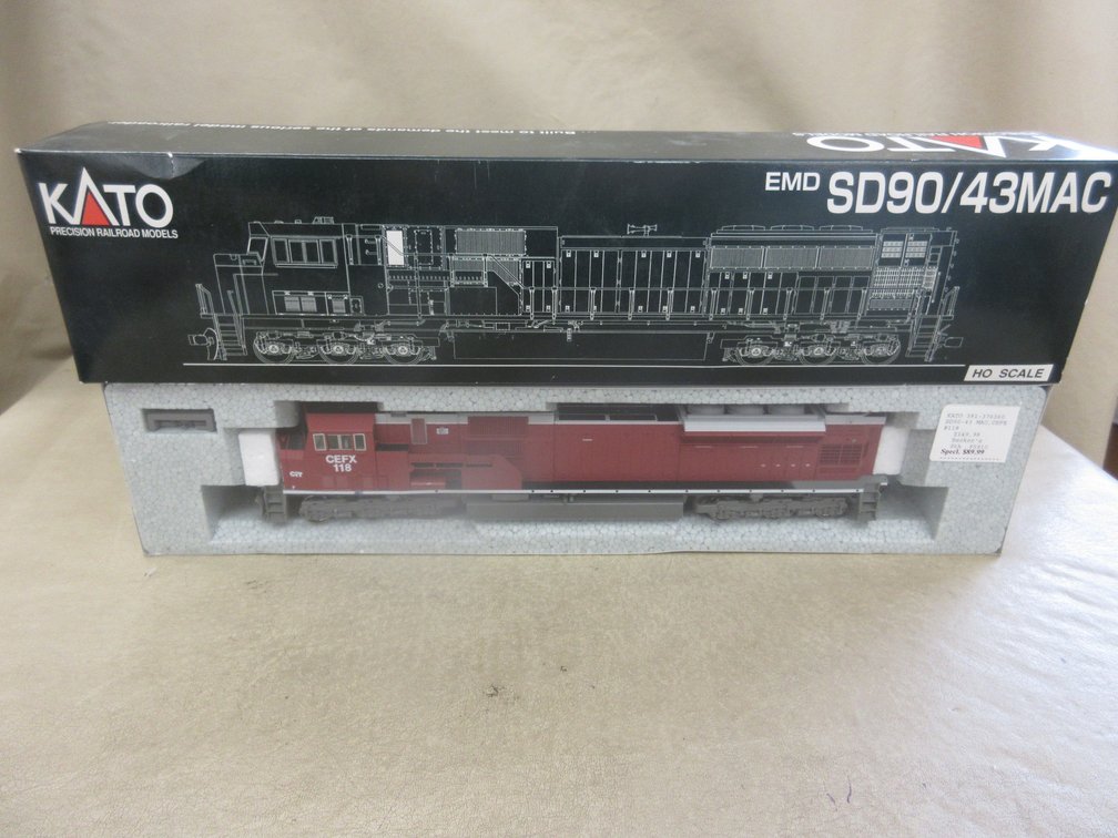 KATO EMD SD90/43MAC CEFX #118