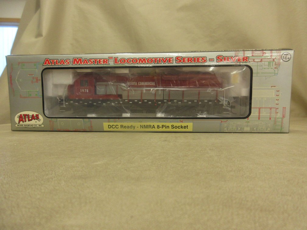 Atlas Maser locomotive Series Silver GE B23-7 locomotive Minnesota Commercial Road #1978 DCC Ready