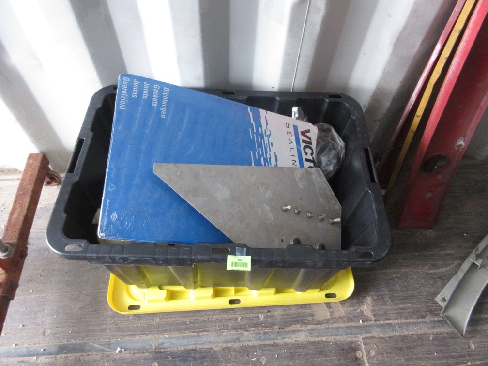 Tote of parts