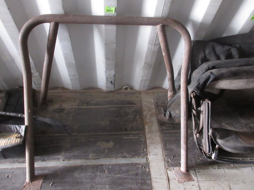 Vintage steel auto roll bar