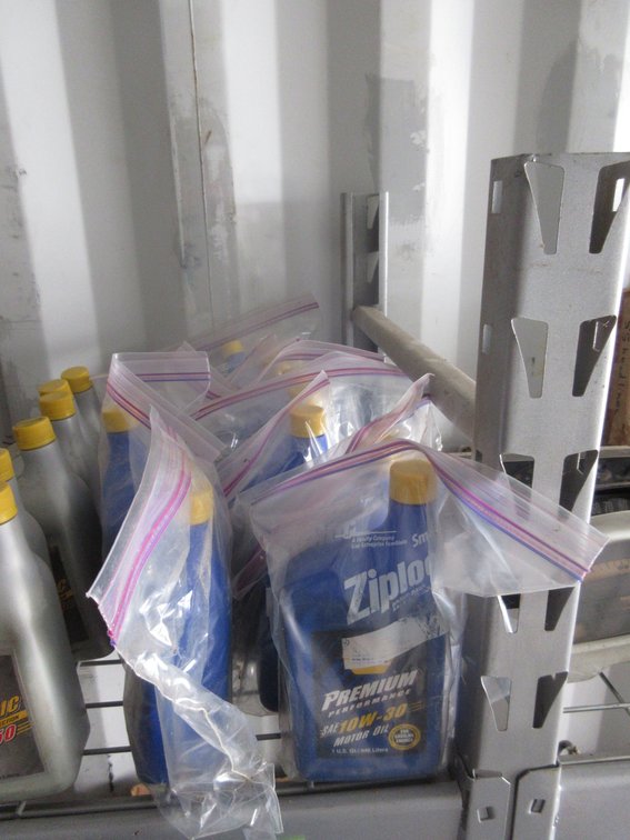 (8) Bottles of Napa 10W-30 oil