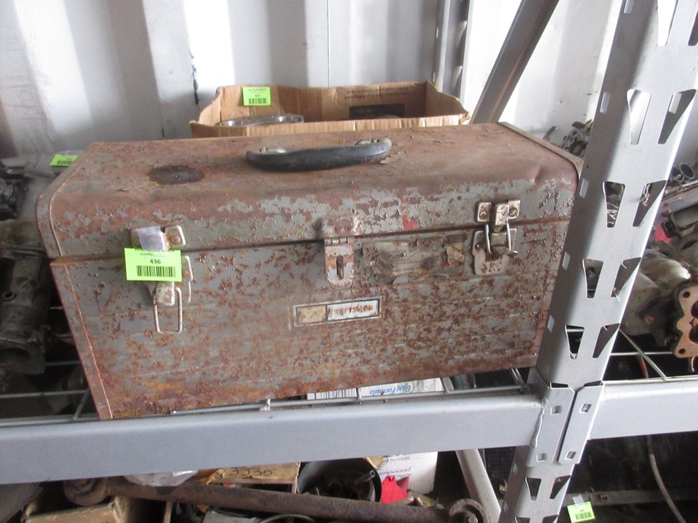 Craftsman metal tool box with  contents