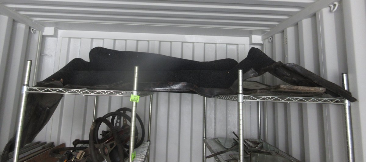 Group of auto upholstery parts and windows