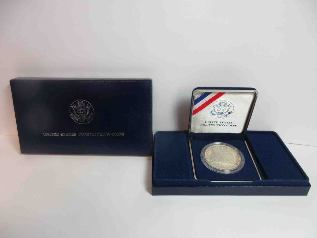 1987-S US  Constitution 200th Anniversary silver dollar commemorative