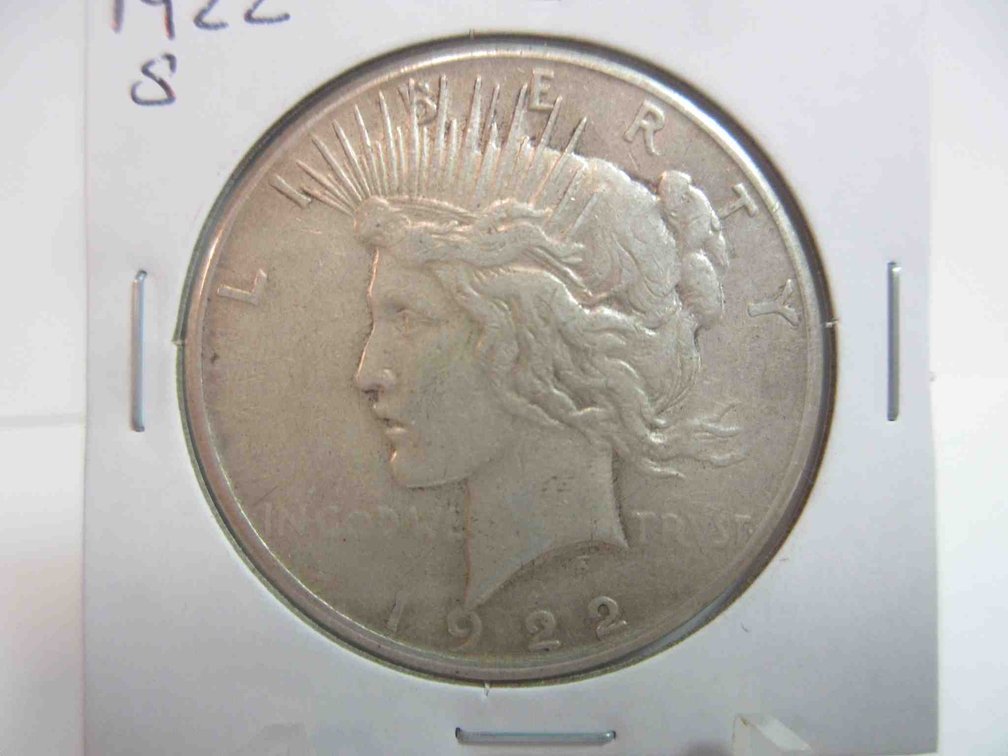 1922-S Peace dollar