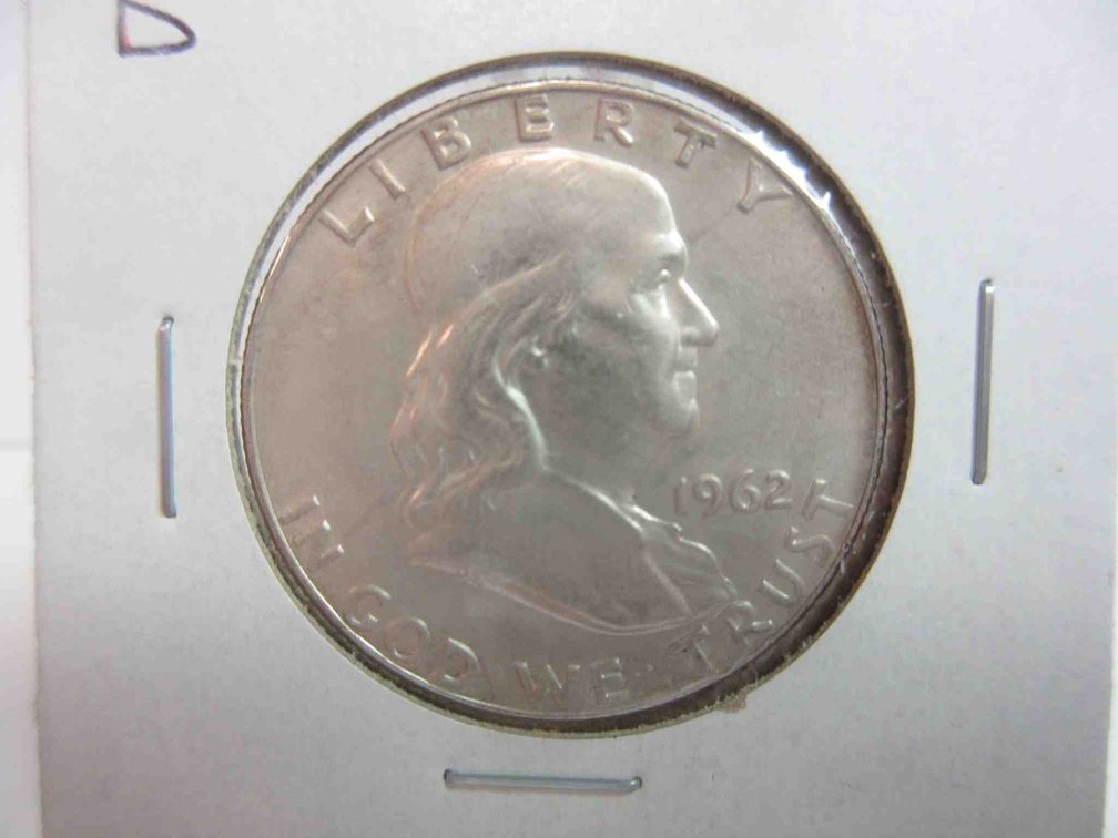 1962-D Franklin half dollar