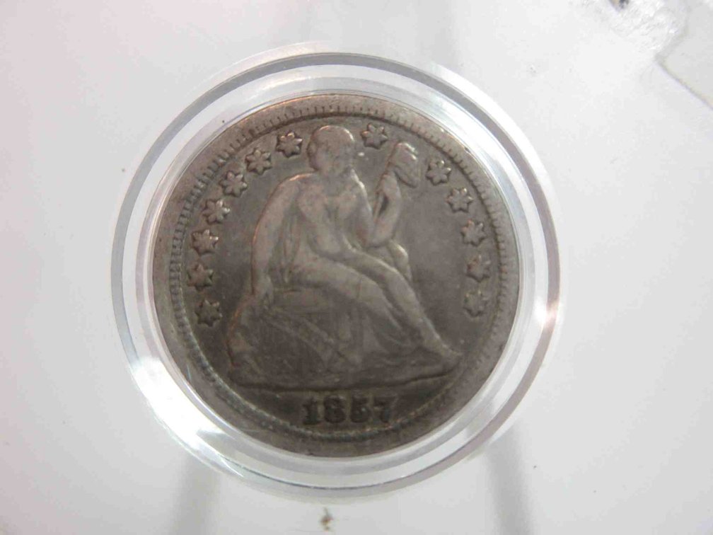 1857 Seated Liberty dime