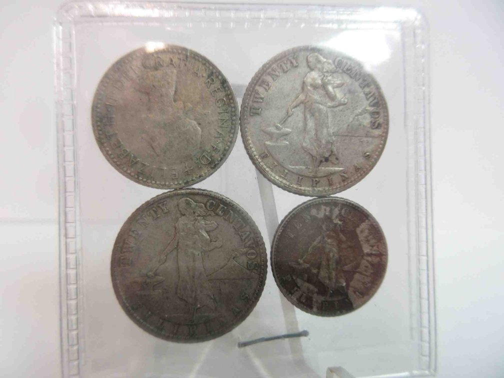 (4) Foreign silver coins