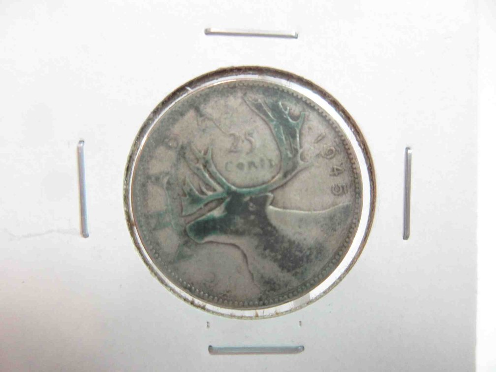 1945 Canada 25-cent