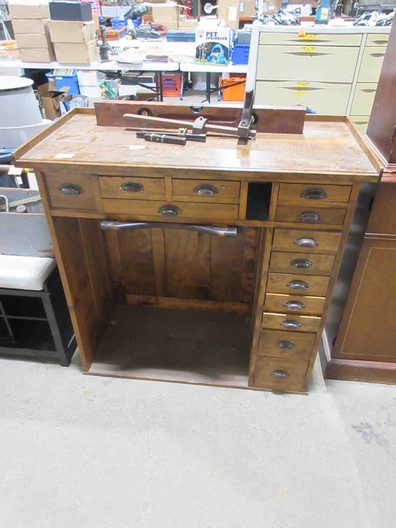 Vintage jewelers bench