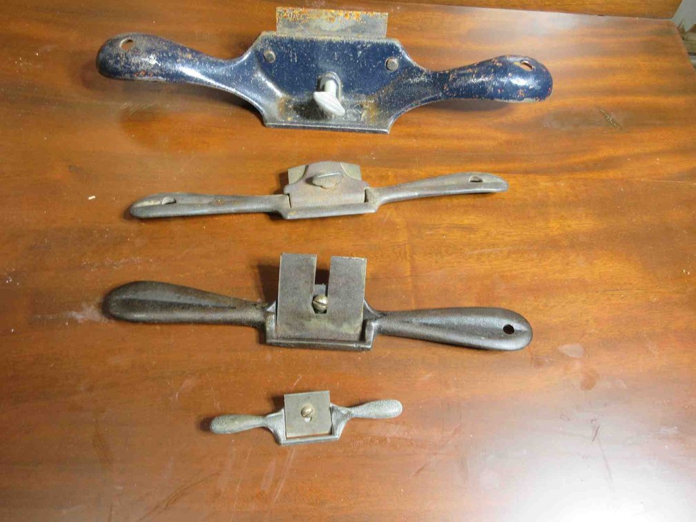 (4) Steel draw shaves