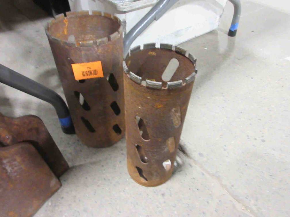 (2) Diamond tip boring bits