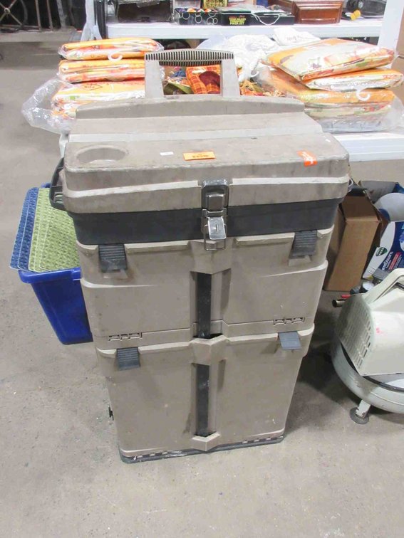 Plastic rolling tool caddy