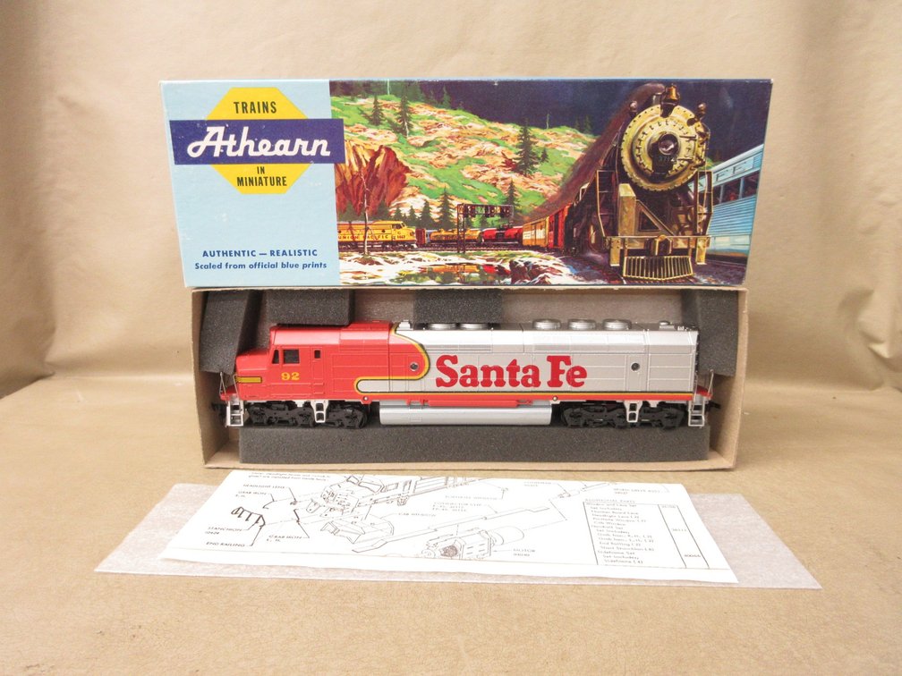 Athearn HO scale train locomotive