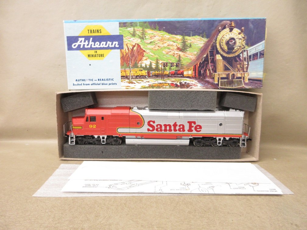 Athearn HO scale train locomotive