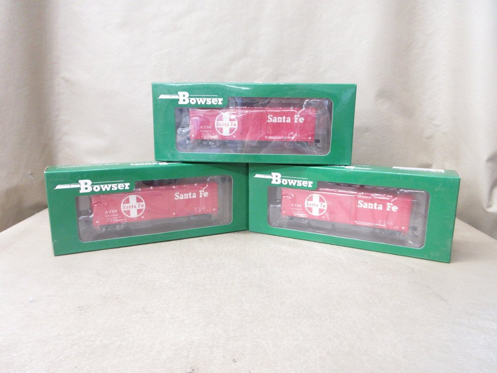 (3) Bowser HO scale train car kits