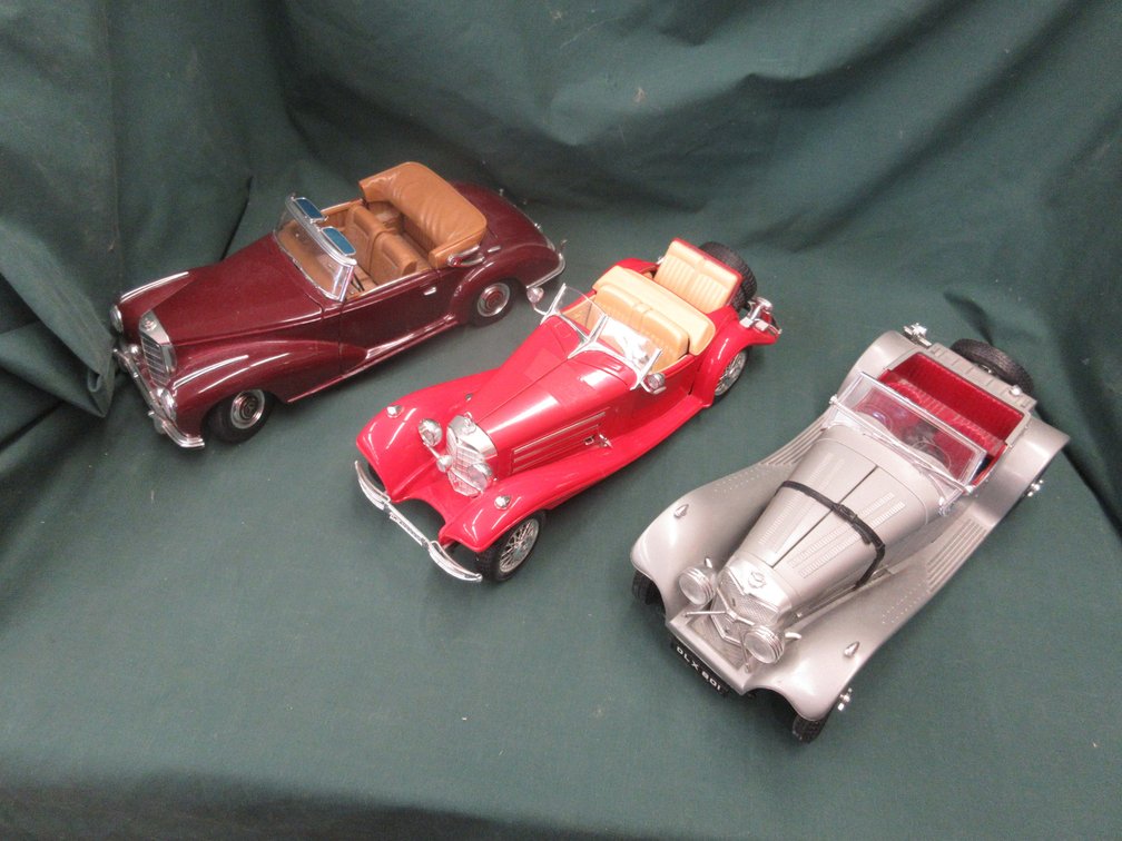 (3) Die cast cars