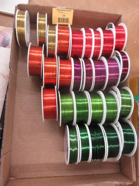 (28) Rolls of coated copper and brass wire for jewelry making