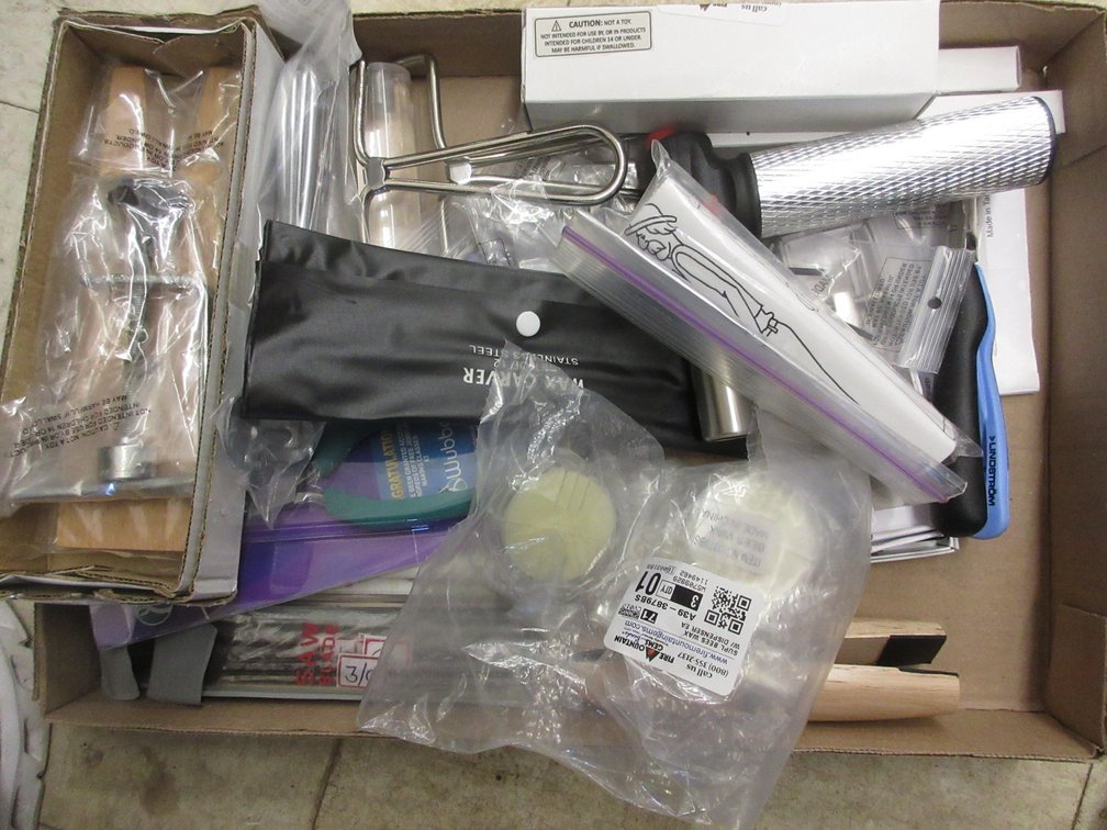 Box of jewelry-making tools