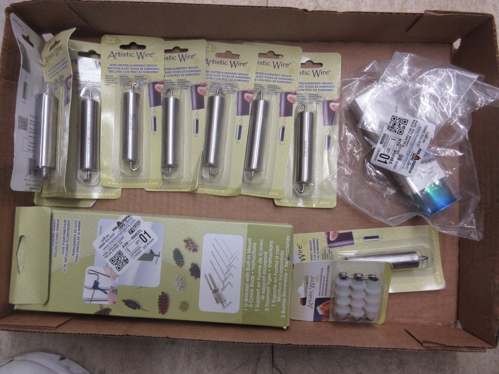 Box of jewelry wire tools