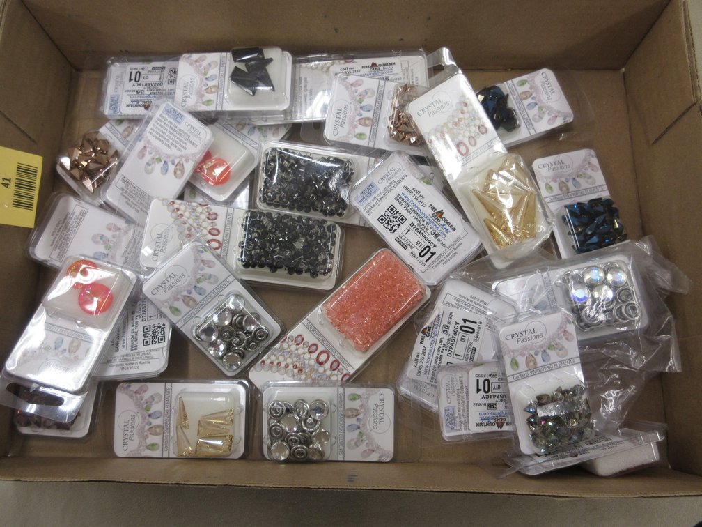 Box of Crystal Passions Swarovski Element jewelry-making beads