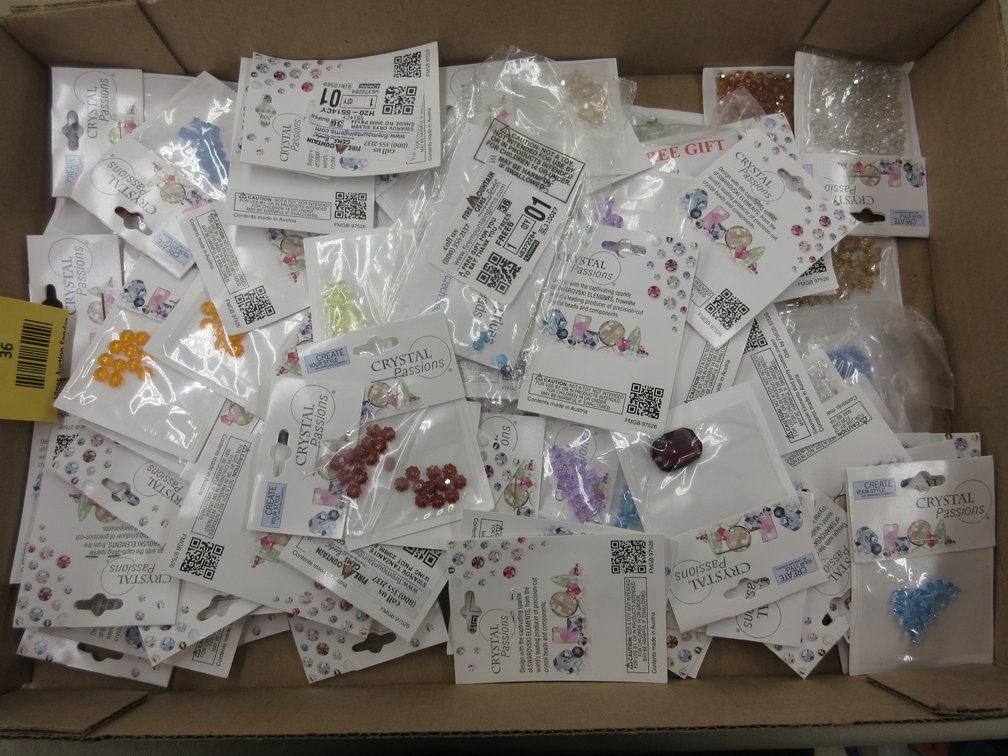 Box of Crystal Passions Swarovski Element jewelry-making beads