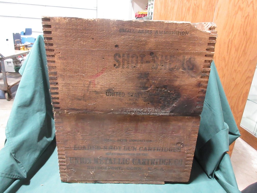 (2) Antique wood ammo crates
