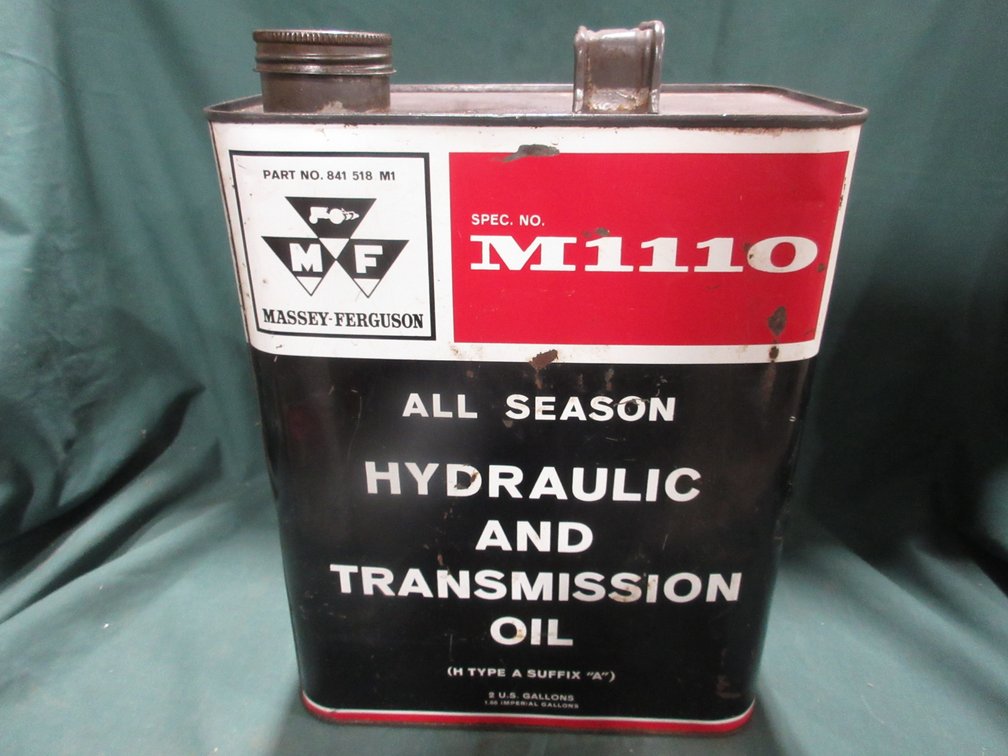 Massey-Ferguson all season hydraulic and transmission oil can