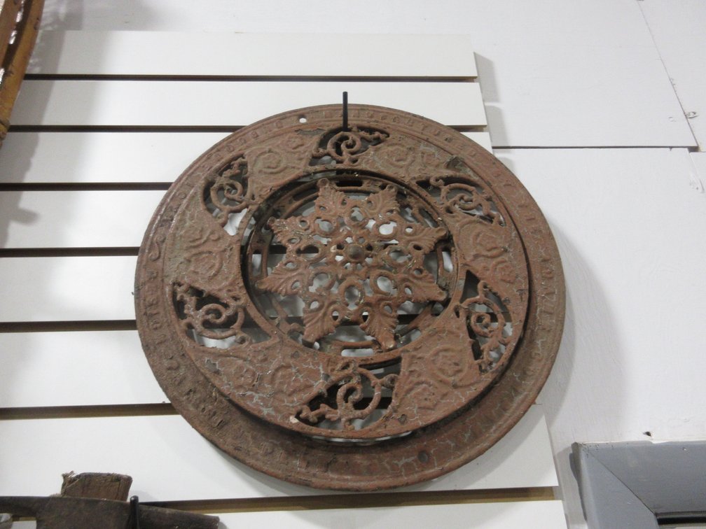 Adams Co. 2-piece cast iron register grate