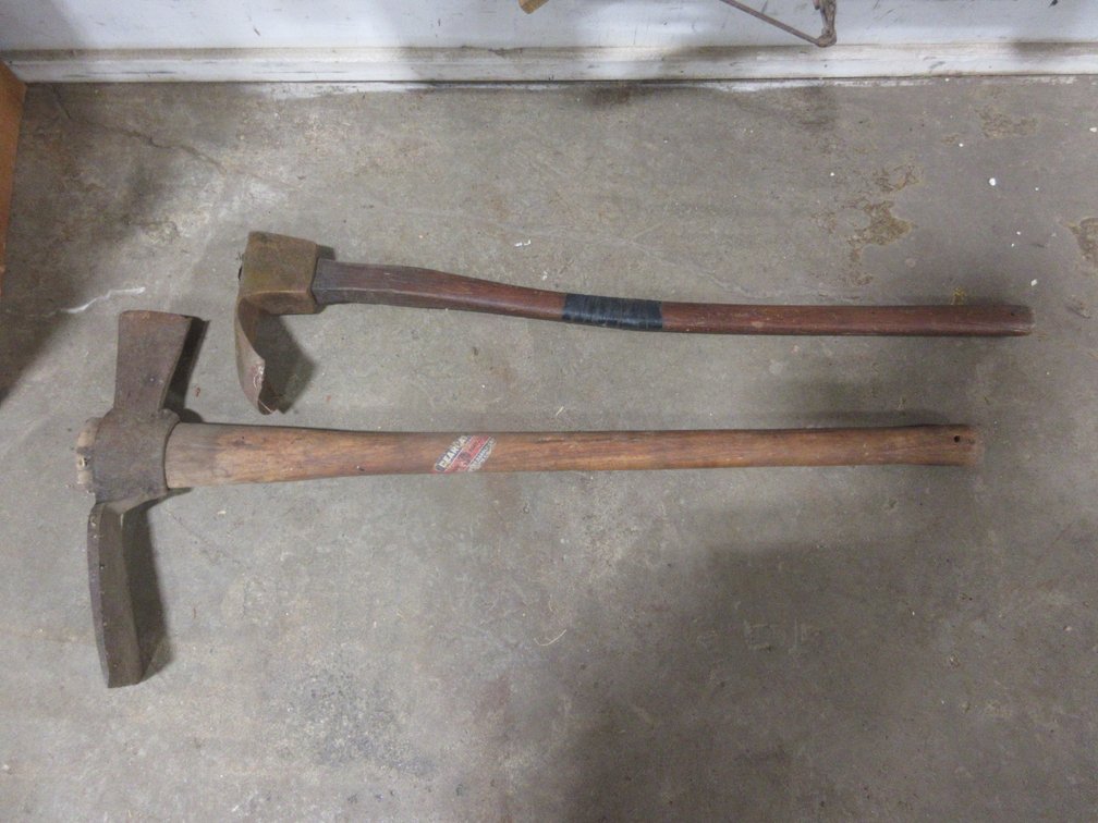 (2) Antique hand tools