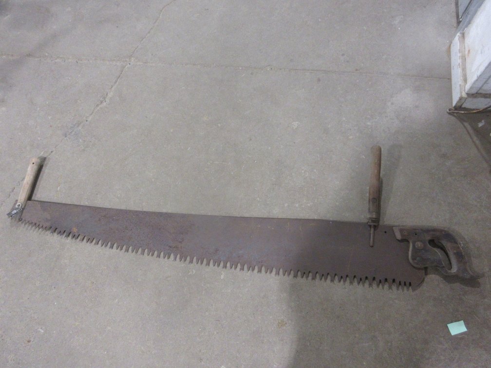 Antique 2-man saw