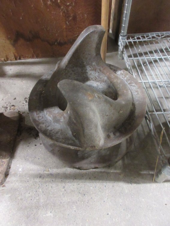 Cast iron winch drum