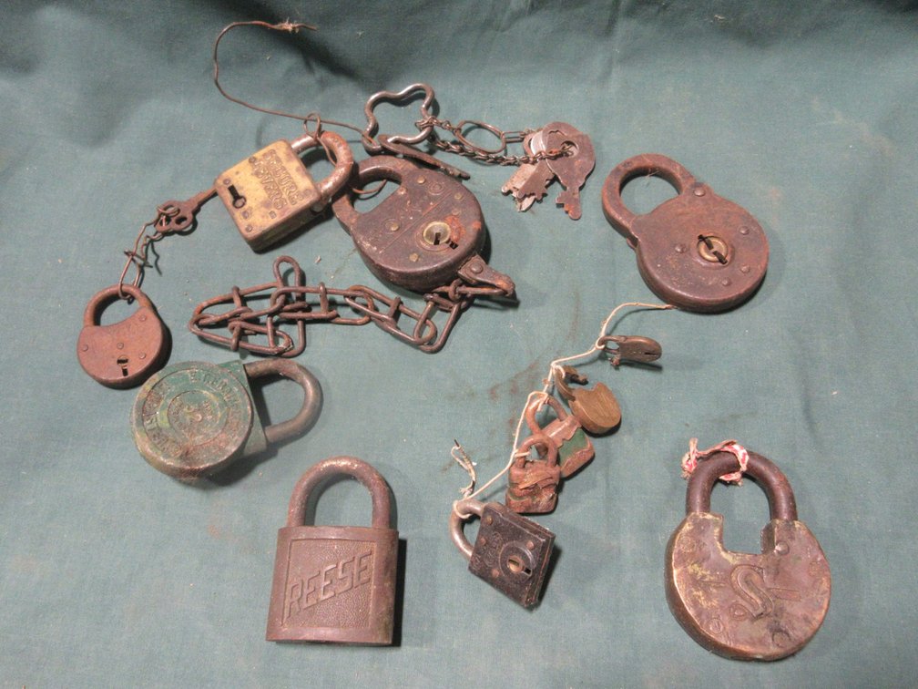 Group of antique keys