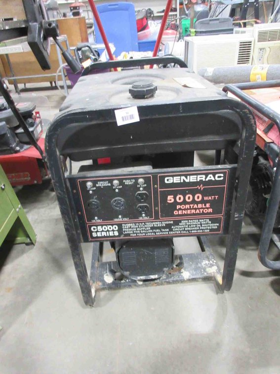 Generac C5000 series gas generator