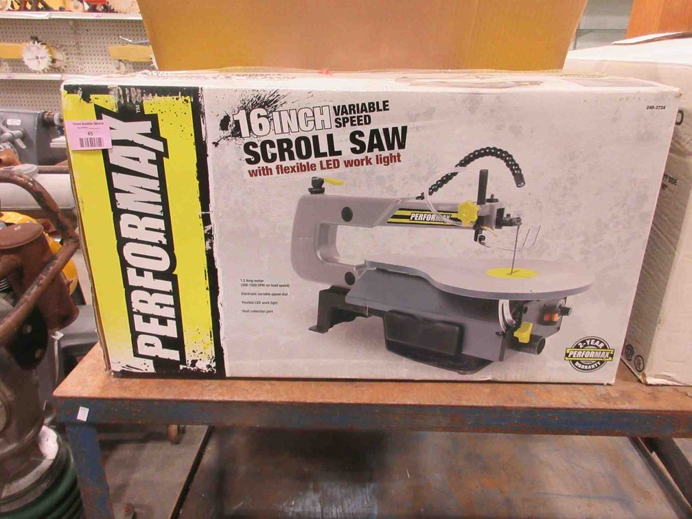 NEW Performax 16" variable speed scroll saw
