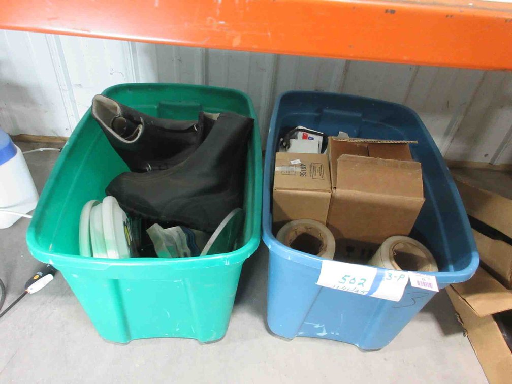 (2) Totes with contents