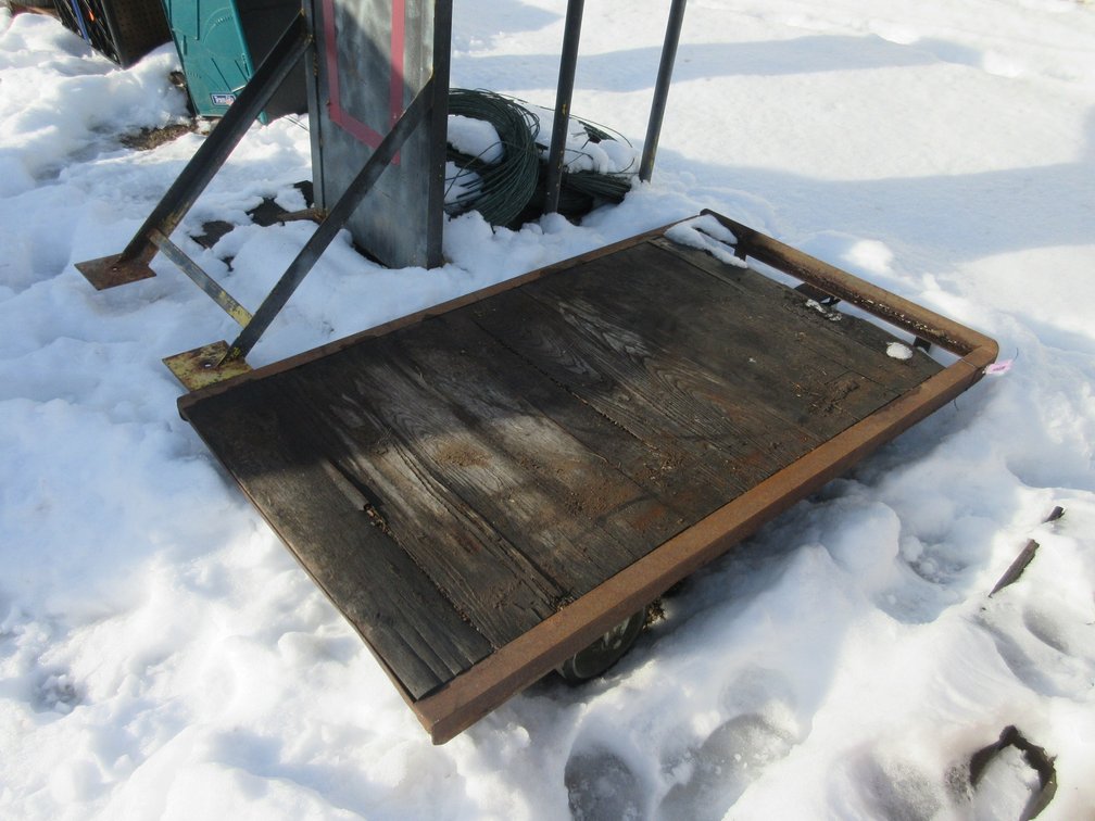 Vintage warehouse cart