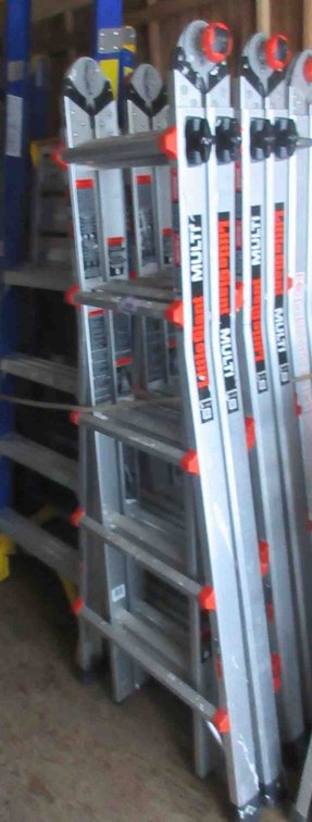 (1) Little Giant 22ft Multi fold aluminum ladder