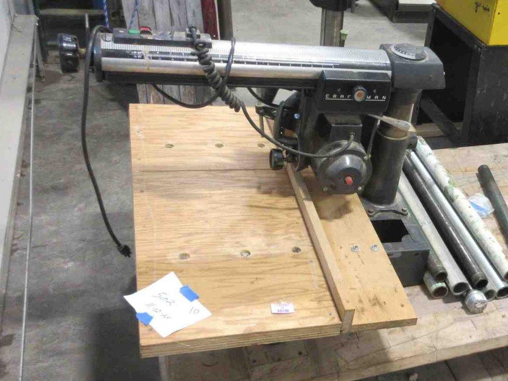 Craftsman 10" radial arm saw