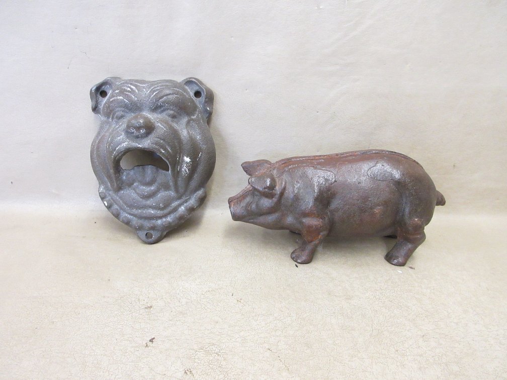 (2) Cast metal items
